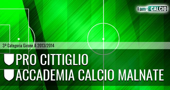 Pro Cittiglio - Accademia calcio Malnate