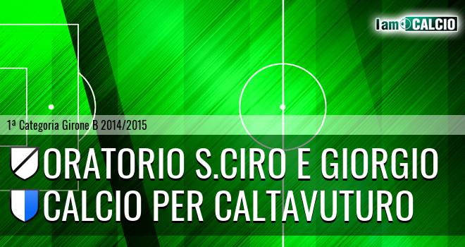 Oratorio S.Ciro e Giorgio - Calcio Per Caltavuturo