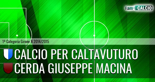 Calcio Per Caltavuturo - Cerda Giuseppe Macina