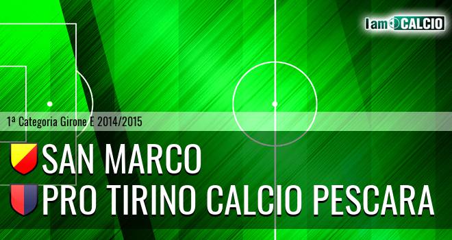 San Marco - Pro Tirino Calcio Pescara