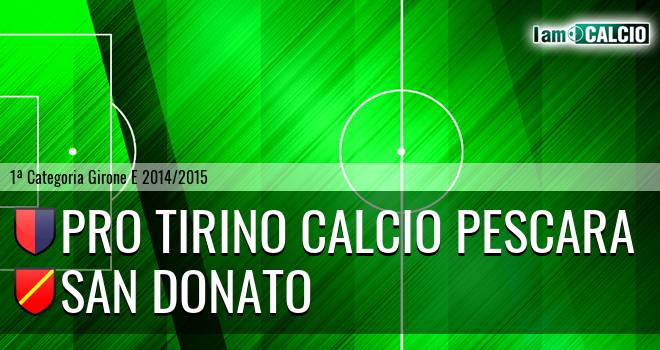 Pro Tirino Calcio Pescara - San Donato