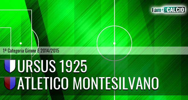 Ursus 1925 - Atletico Montesilvano