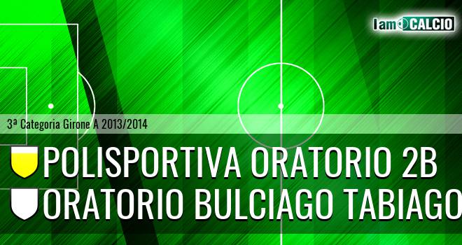 Polisportiva Oratorio 2B - Oratorio Bulciago Tabiago