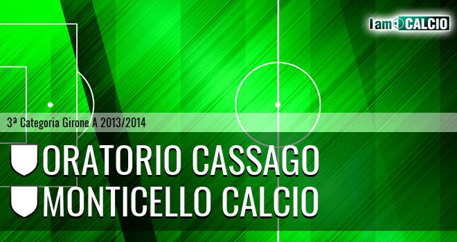 Oratorio Cassago - Monticello Calcio