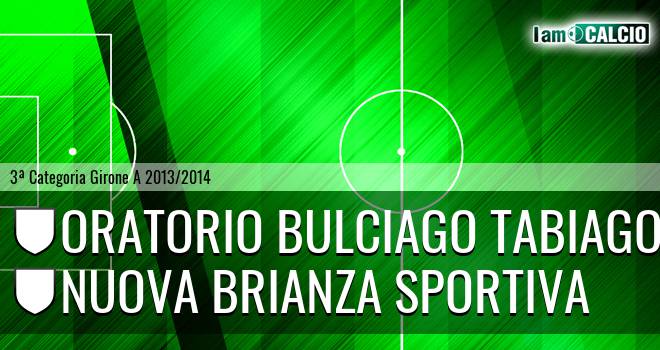 Oratorio Bulciago Tabiago - Nuova Brianza Sportiva