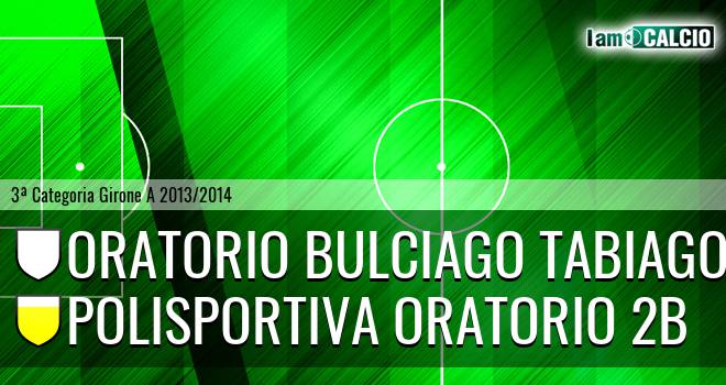 Oratorio Bulciago Tabiago - Polisportiva Oratorio 2B