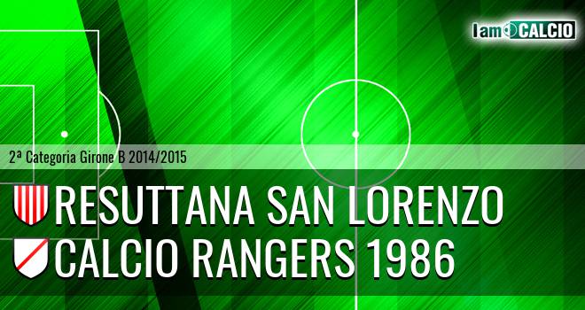 Resuttana San Lorenzo - Calcio Rangers 1986