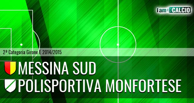 Messina Sud - Monforte S. Giorgio Calcio