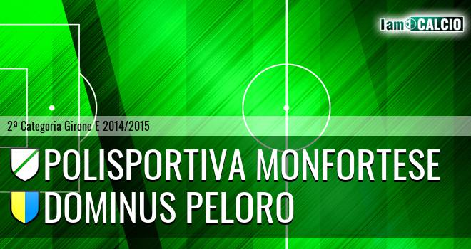 Monforte S. Giorgio Calcio - Dominus Peloro