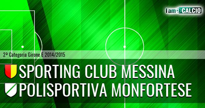 Sporting Club Messina - Monforte S. Giorgio Calcio