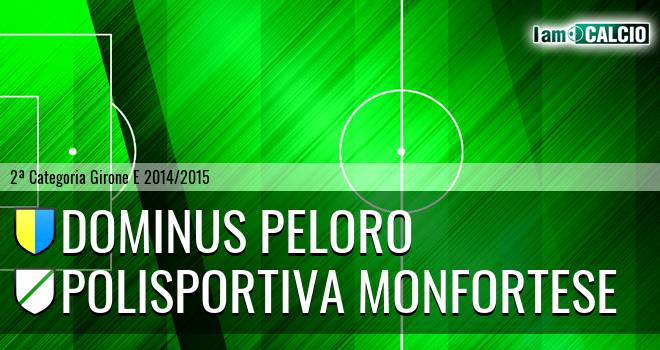 Dominus Peloro - Monforte S. Giorgio Calcio