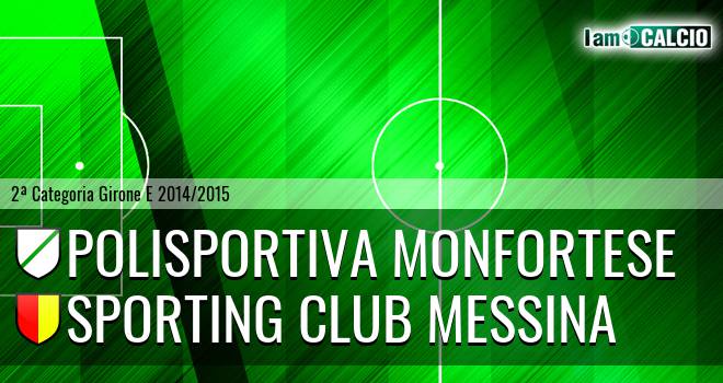 Monforte S. Giorgio Calcio - Sporting Club Messina