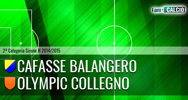 Cafasse Balangero - Olympic Collegno