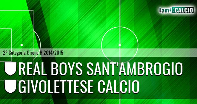 Real Boys Sant'Ambrogio - Givolettese Calcio