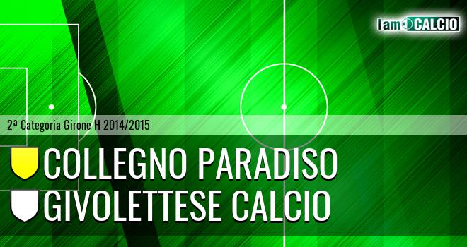 Collegno Paradiso - Givolettese Calcio