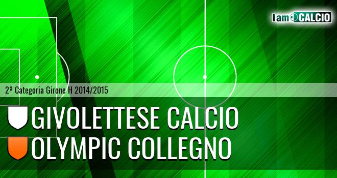 Givolettese Calcio - Olympic Collegno