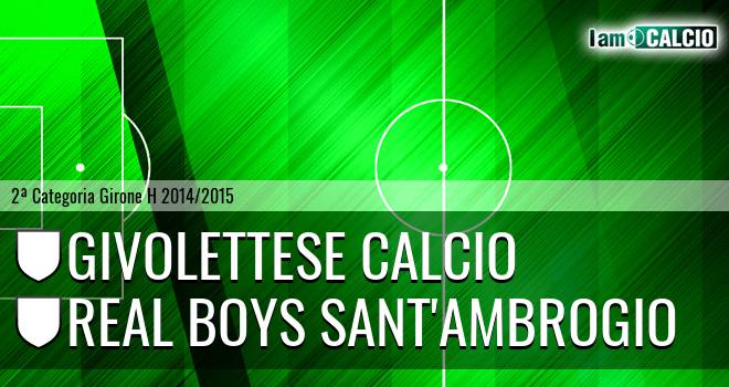 Givolettese Calcio - Real Boys Sant'Ambrogio