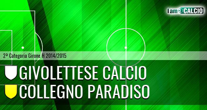 Givolettese Calcio - Collegno Paradiso