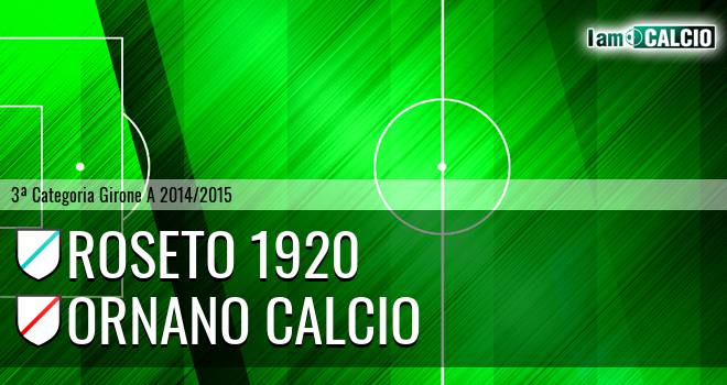 Roseto 1920 - Ornano Calcio