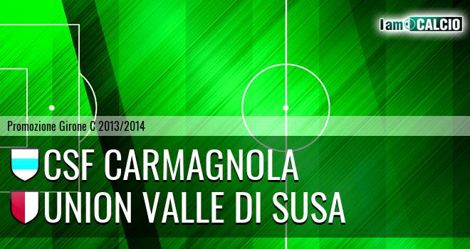 Csf Carmagnola - Union Valle di Susa