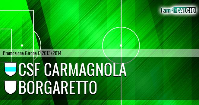 Csf Carmagnola - Borgaretto