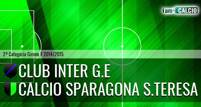 Club Inter G.E - Calcio Sparagona S.Teresa