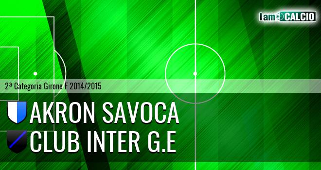 Akron Savoca - Club Inter G.E