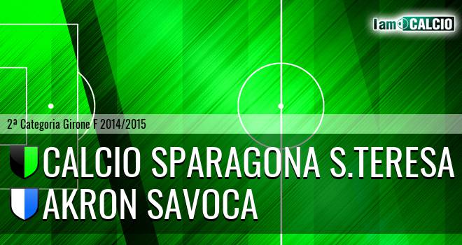 Calcio Sparagona S.Teresa - Akron Savoca