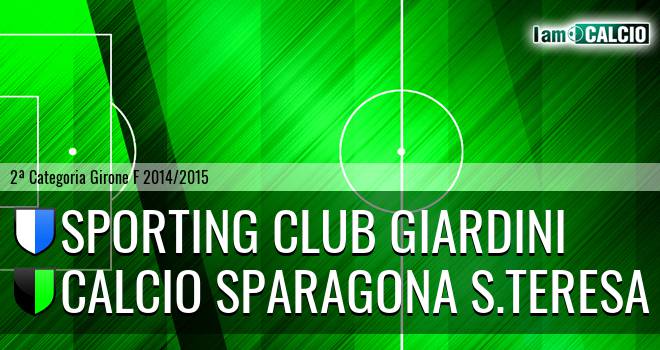 Sporting Club Giardini - Calcio Sparagona S.Teresa