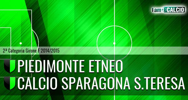 Piedimonte Etneo - Calcio Sparagona S.Teresa