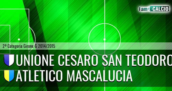 Unione Cesaro San Teodoro - Atletico Mascalucia