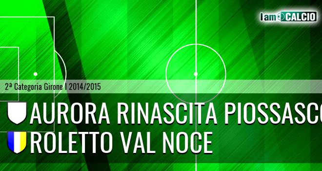 Aurora Rinascita Piossasco - Roletto Val Noce