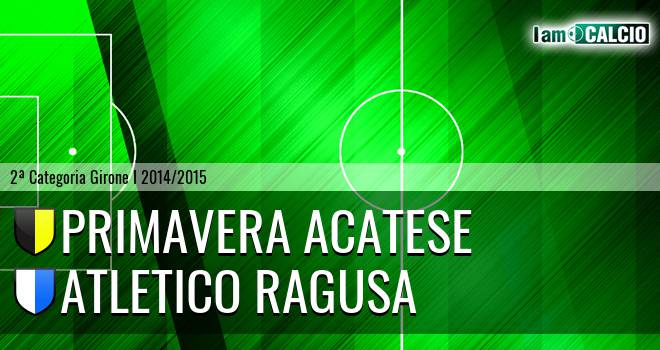 Primavera Acatese - Atletico Ragusa