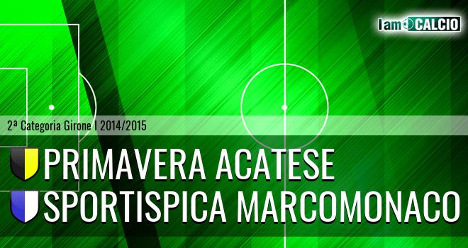 Primavera Acatese - Sportispica Marcomonaco