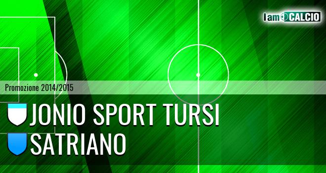 Jonio Sport Tursi - Satriano