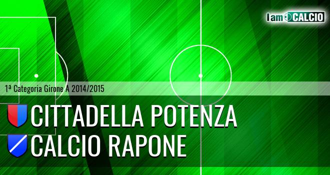 Cittadella Potenza - Calcio Rapone