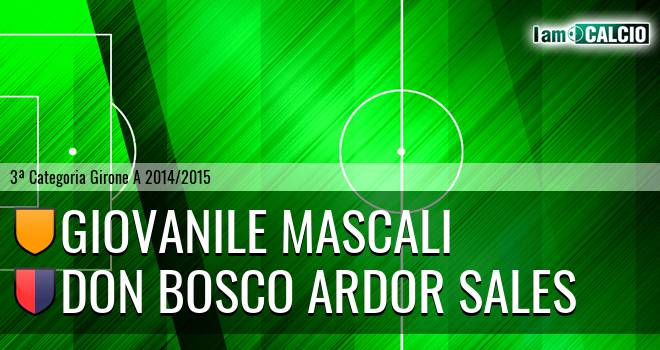 Giovanile Mascali - Don Bosco Ardor Sales