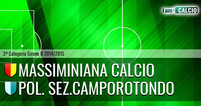 Massiminiana Calcio - Pol. sez.Camporotondo