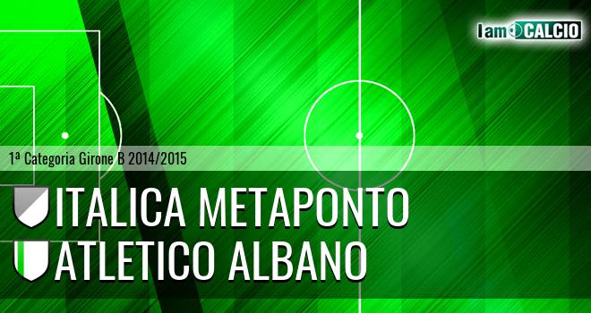 Italica Metaponto - Atletico Albano