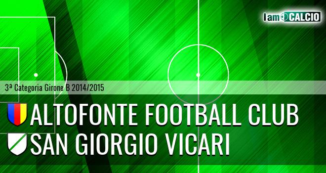 Altofonte Football Club - San Giorgio Vicari