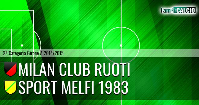 Milan Club Ruoti - Sport Melfi 1983