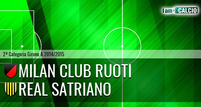 Milan Club Ruoti - Real Satriano