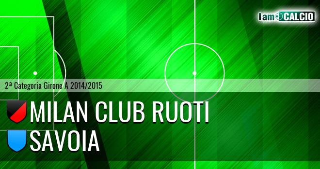 Milan Club Ruoti - Savoia