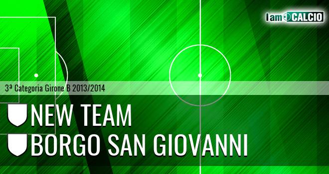 New Team - Borgo San Giovanni