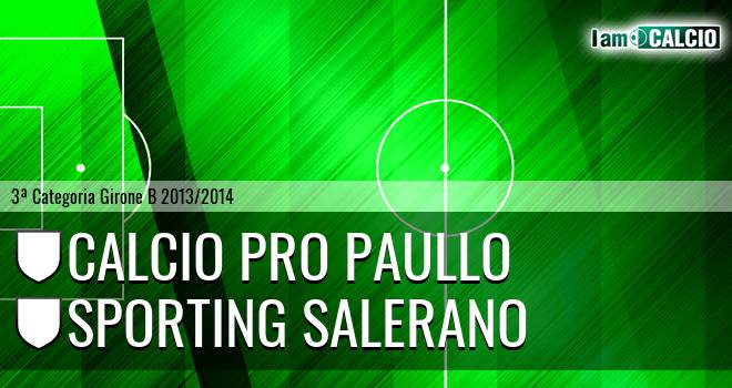 Calcio Pro Paullo - Sporting Salerano