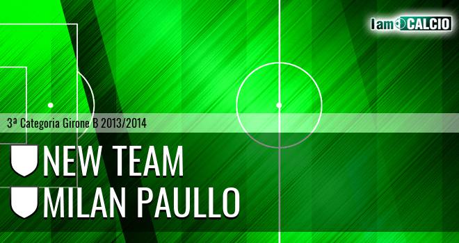 New Team - Milan Paullo