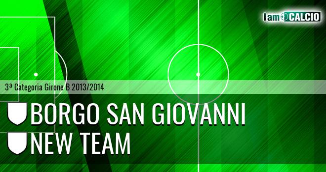 Borgo San Giovanni - New Team