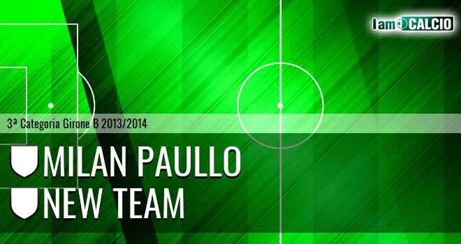 Milan Paullo - New Team