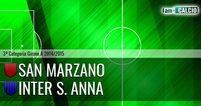 San Marzano - Inter S. Anna