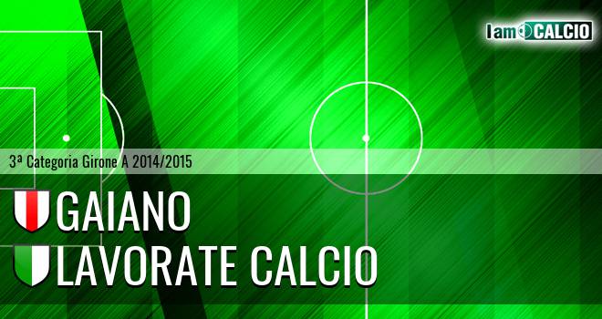 Gaiano - Lavorate Calcio